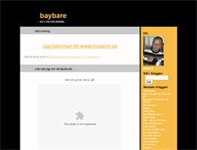 Tablet Screenshot of baybare.blogg.se