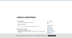 Desktop Screenshot of nattarovandrarhem.blogg.se