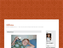 Tablet Screenshot of alfons.blogg.se