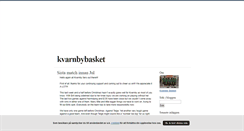 Desktop Screenshot of kvarnbybasket.blogg.se