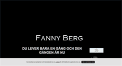Desktop Screenshot of faannybeerg.blogg.se