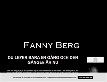 Tablet Screenshot of faannybeerg.blogg.se