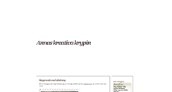 Desktop Screenshot of annag.blogg.se