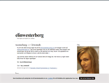 Tablet Screenshot of elinwesterberg.blogg.se