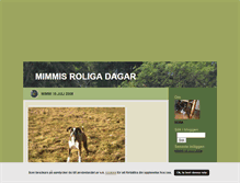 Tablet Screenshot of mimmimumma.blogg.se