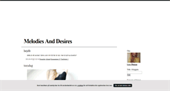 Desktop Screenshot of melodiesanddesires.blogg.se