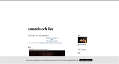 Desktop Screenshot of fagnellochmarklund.blogg.se