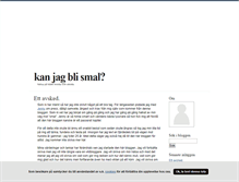 Tablet Screenshot of kanjagblismal.blogg.se