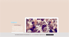 Desktop Screenshot of mariah.blogg.se