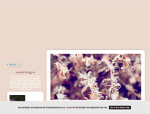 Tablet Screenshot of mariah.blogg.se