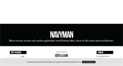 Desktop Screenshot of navyman.blogg.se