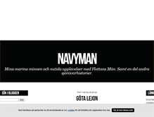 Tablet Screenshot of navyman.blogg.se
