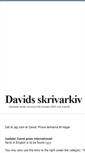 Mobile Screenshot of dindavid.blogg.se