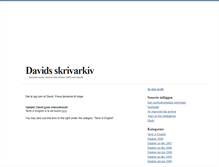Tablet Screenshot of dindavid.blogg.se