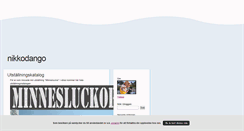 Desktop Screenshot of nikkodango.blogg.se