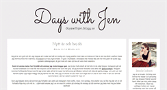 Desktop Screenshot of dayswithjen.blogg.se