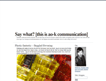 Tablet Screenshot of aokcommunication.blogg.se