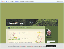 Tablet Screenshot of matswerner.blogg.se