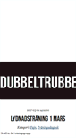 Mobile Screenshot of dubbeltrubbel.blogg.se