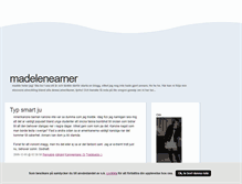 Tablet Screenshot of madelenearner.blogg.se