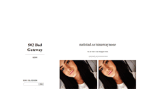 Desktop Screenshot of ninawtf.blogg.se