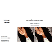 Tablet Screenshot of ninawtf.blogg.se