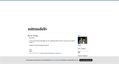 Desktop Screenshot of mittstudieliv.blogg.se