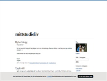 Tablet Screenshot of mittstudieliv.blogg.se