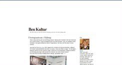 Desktop Screenshot of benkultur.blogg.se