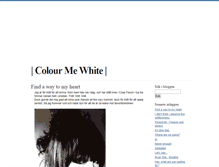 Tablet Screenshot of colourmewhite.blogg.se