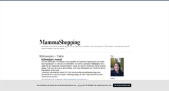 Desktop Screenshot of mammashopping.blogg.se