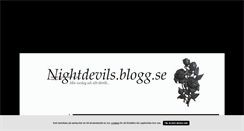 Desktop Screenshot of nightdevils.blogg.se