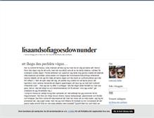 Tablet Screenshot of lisaandsofiagoesdownunder.blogg.se