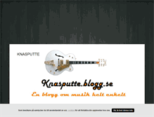 Tablet Screenshot of knasputte.blogg.se