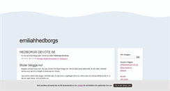 Desktop Screenshot of emiliahhedborgs.blogg.se