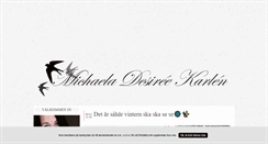 Desktop Screenshot of michaeladesiree.blogg.se