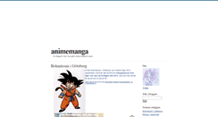 Desktop Screenshot of animemanga.blogg.se