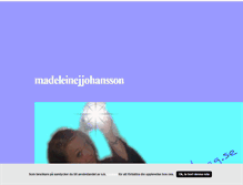 Tablet Screenshot of madeleinejjohansson.blogg.se