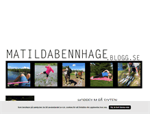 Tablet Screenshot of matildabennhage.blogg.se