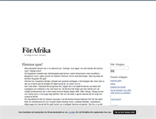 Tablet Screenshot of forafrika.blogg.se