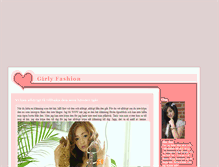 Tablet Screenshot of girlyfashion.blogg.se