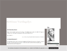 Tablet Screenshot of bettinaandersson.blogg.se