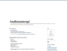 Tablet Screenshot of ansiktszonterapi.blogg.se