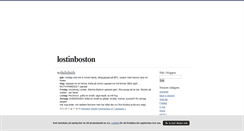 Desktop Screenshot of lostinboston.blogg.se