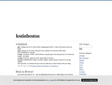 Tablet Screenshot of lostinboston.blogg.se