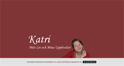Desktop Screenshot of katri.blogg.se