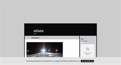 Desktop Screenshot of eliste.blogg.se