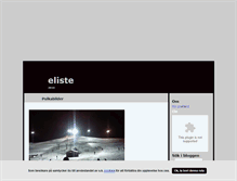 Tablet Screenshot of eliste.blogg.se