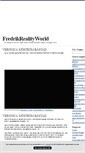 Mobile Screenshot of fredrikrealityworld.blogg.se