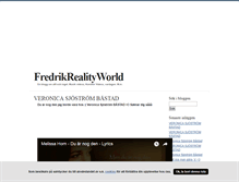 Tablet Screenshot of fredrikrealityworld.blogg.se